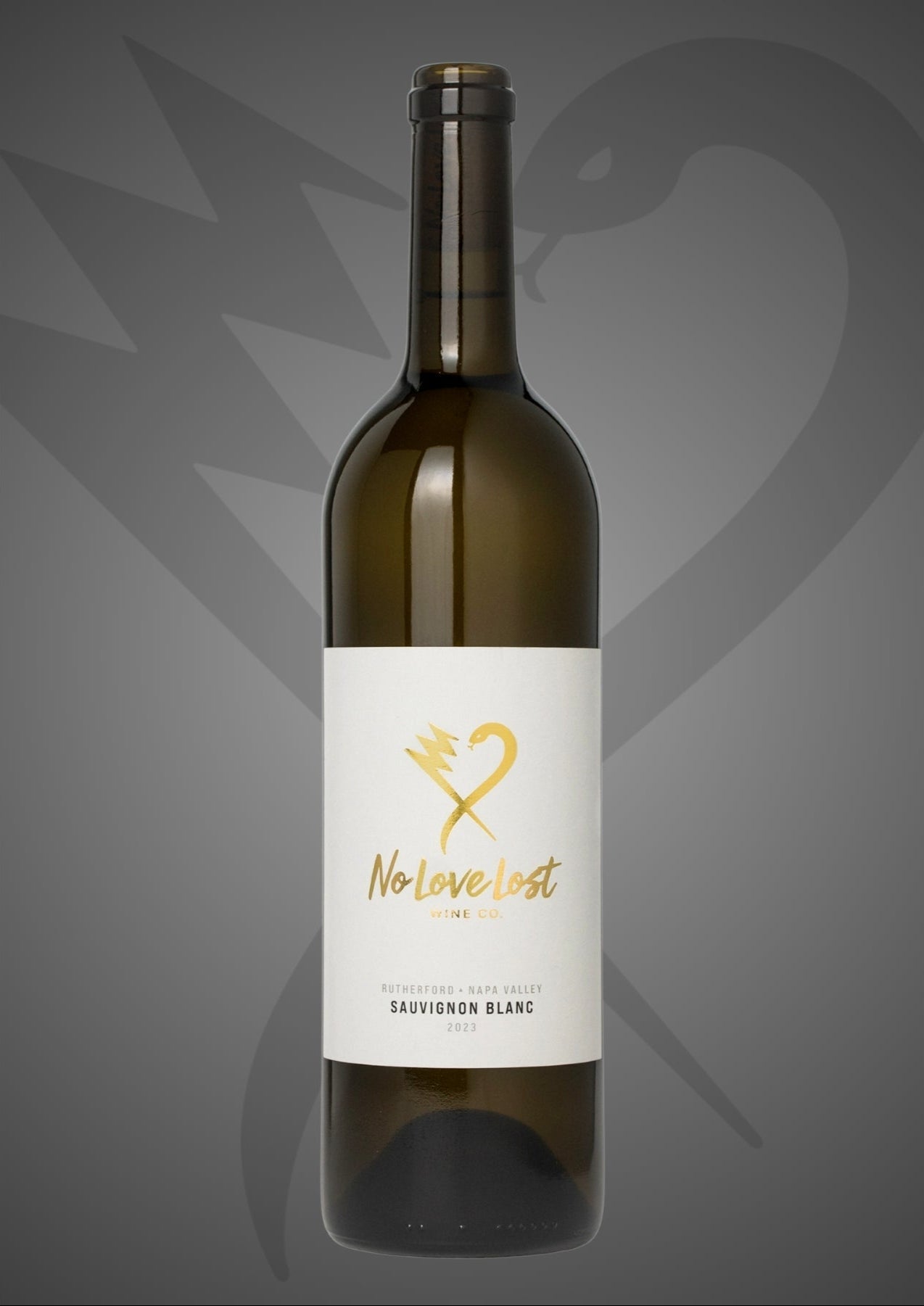 Bottle of No Love Lost 2023 Napa Valley Sauvignon Blanc natural wine, offering bright citrus and tropical fruit flavors with crisp acidity, crafted with minimal intervention for natural wine lovers.