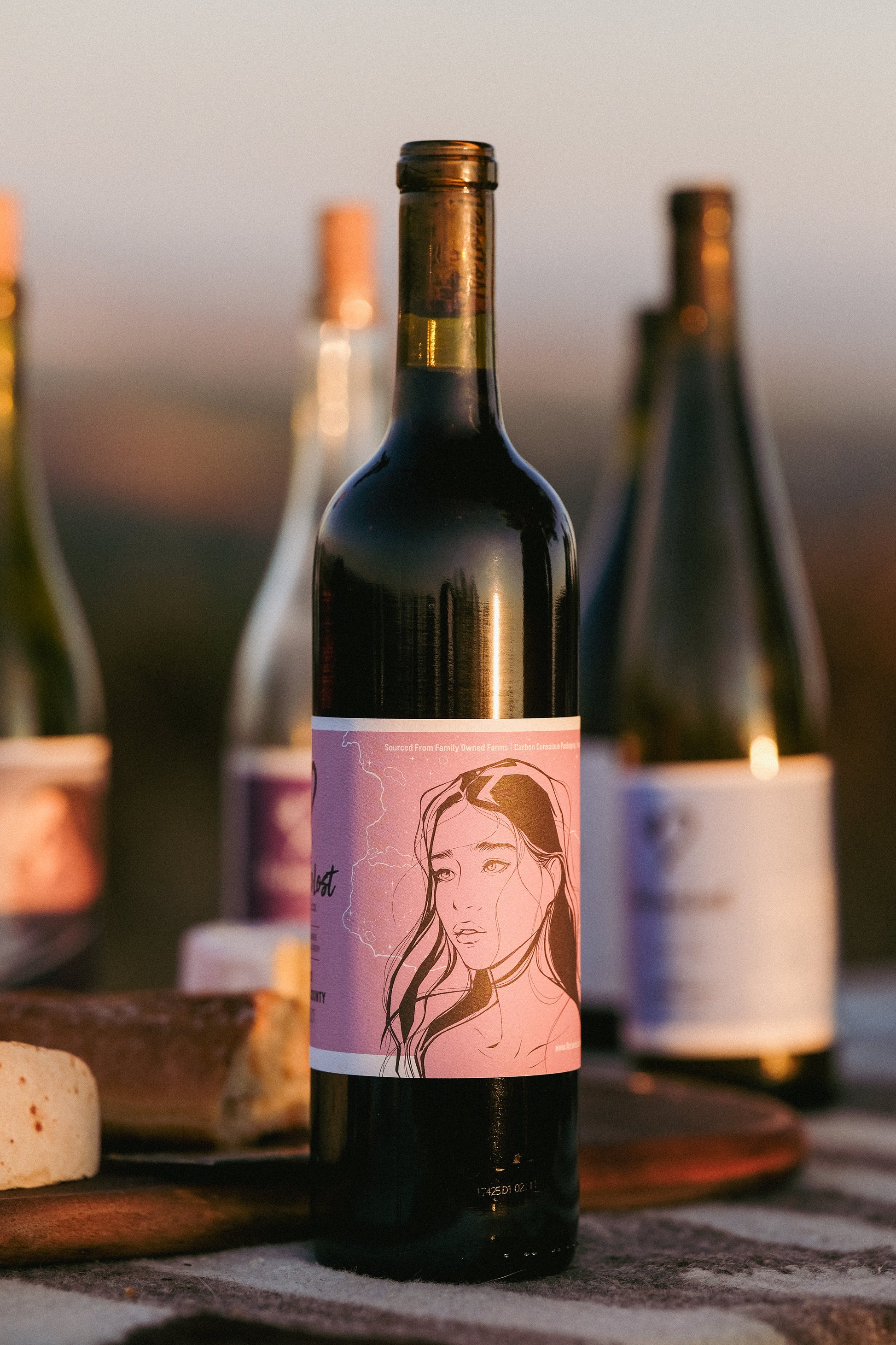 2023 No Love Lost Sonoma Merlot — Alexander Valley Geyser Vista vineyard, grown in volcanic mineral-rich soils with coastal breezes. Native yeast fermentation, savory layers of red cherry, wild berry, sage, bay leaf, spice, and crushed stone. Elegant, complex, and mineral-driven Merlot. 13.2% ABV.